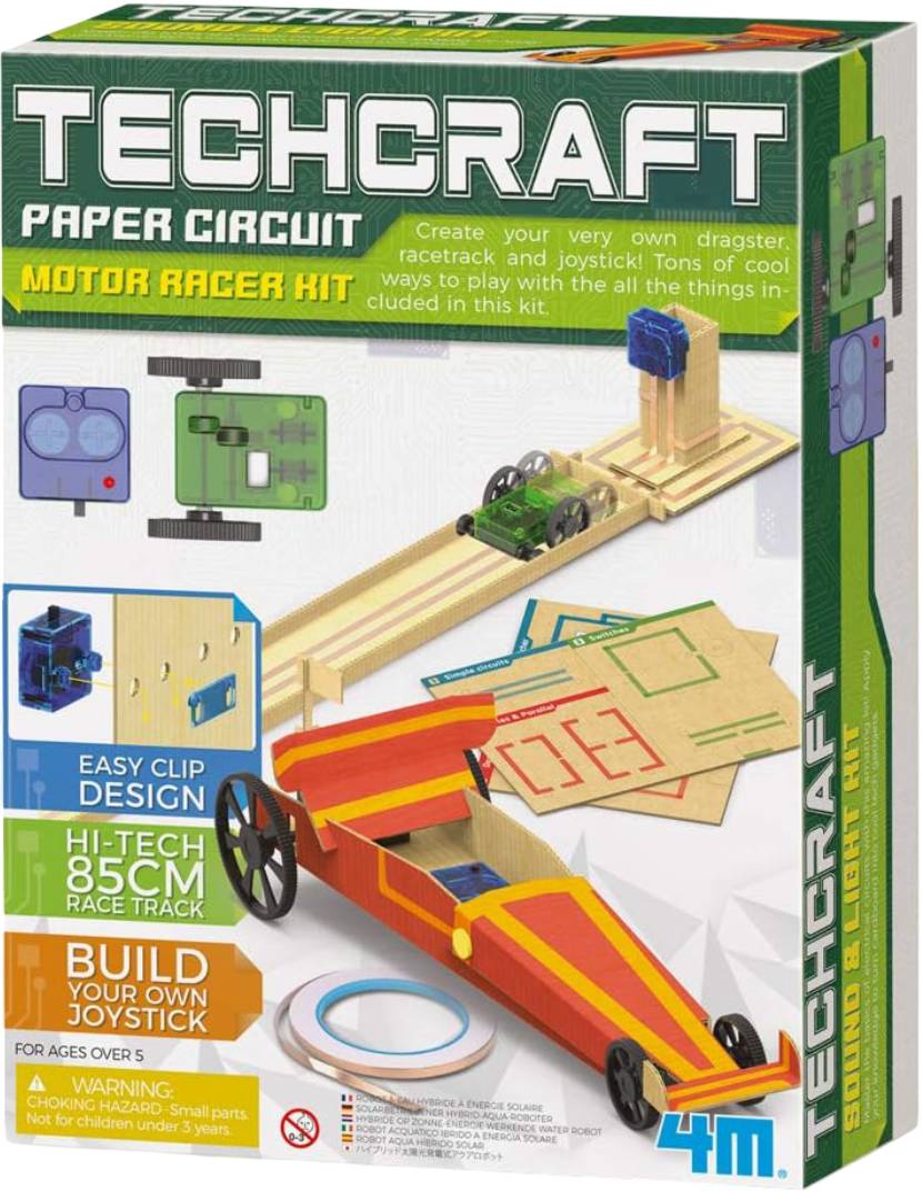 Набор для исследования 4М Бумажные схемы Гоночные машины (00-03430)