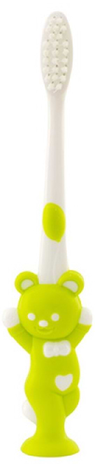 Фото - Зубная щетка мануальная детская Baby Team с присоской (7202)