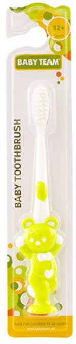 Фото - Зубная щетка мануальная детская Baby Team с присоской (7202)