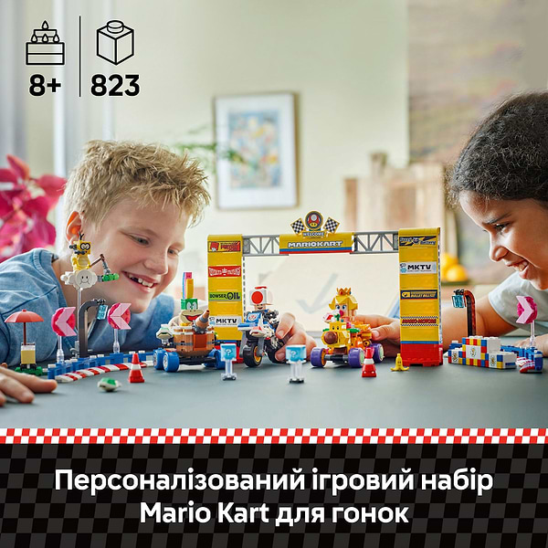 Фото - Конструктор LEGO Super Mario Mario Kart – Baby Peach & Grand Prix. Набор (72036)
