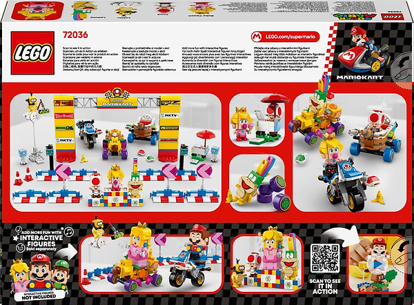 Фото - Конструктор LEGO Super Mario Mario Kart – Baby Peach & Grand Prix. Набор (72036)