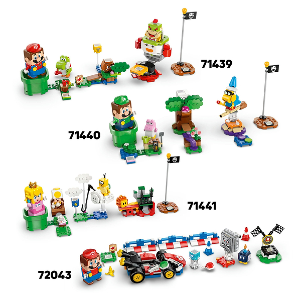 Фото - Конструктор LEGO Super Mario™ Prince Florian і Castle Bowser (72042)