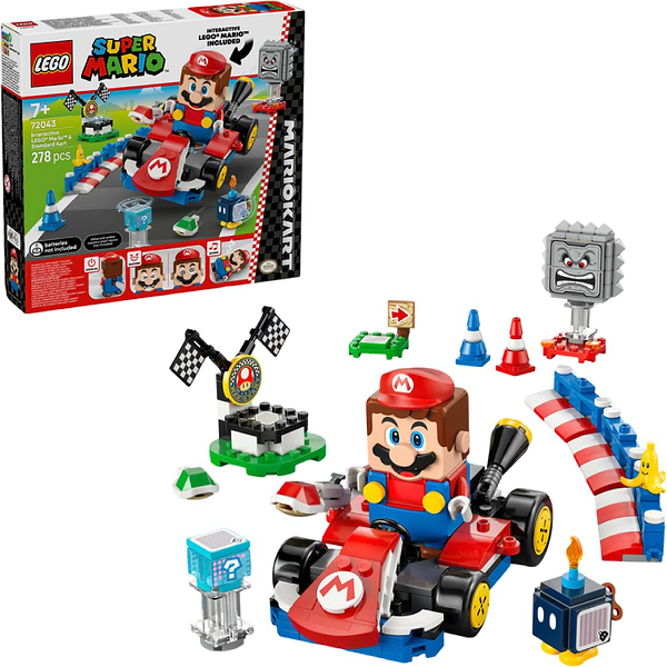 Фото - Конструктор LEGO Super Mario™ Mario Kart™ – Interactive LEGO® Mario™ та Standard Kart (72043) Фото - Конструктор LEGO Super Mario™ Mario Kart™ – Interactive LEGO® Mario™ та Standard Kart (72043)