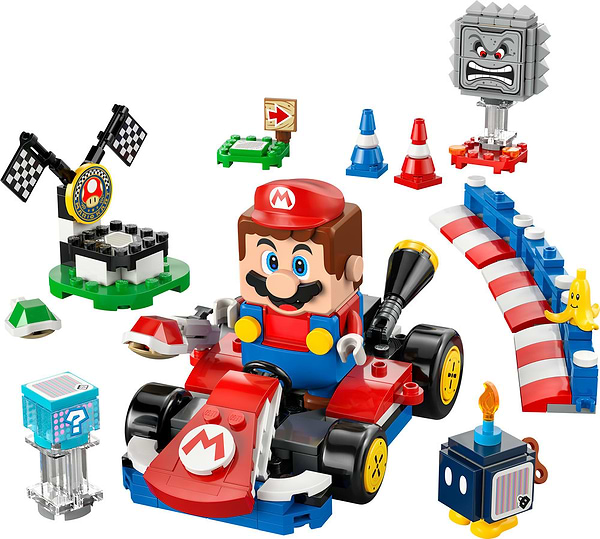 Фото - Конструктор LEGO Super Mario™ Mario Kart™ – Interactive LEGO® Mario™ та Standard Kart (72043)