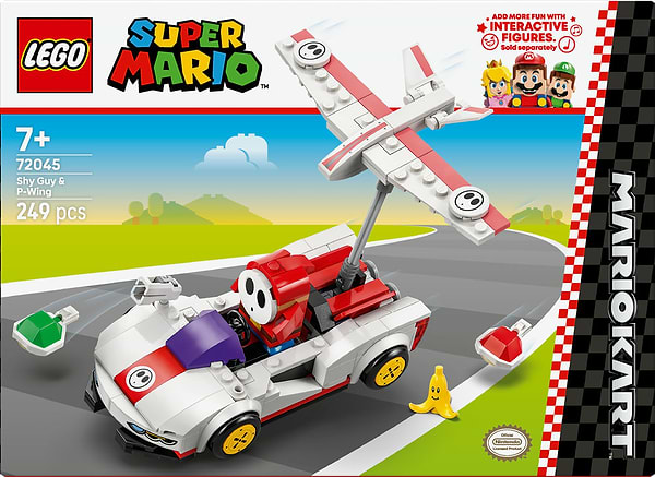 Фото - Конструктор LEGO  Super Mario™ Mario Kart™ – Shy Guy & P-Wing (72045)