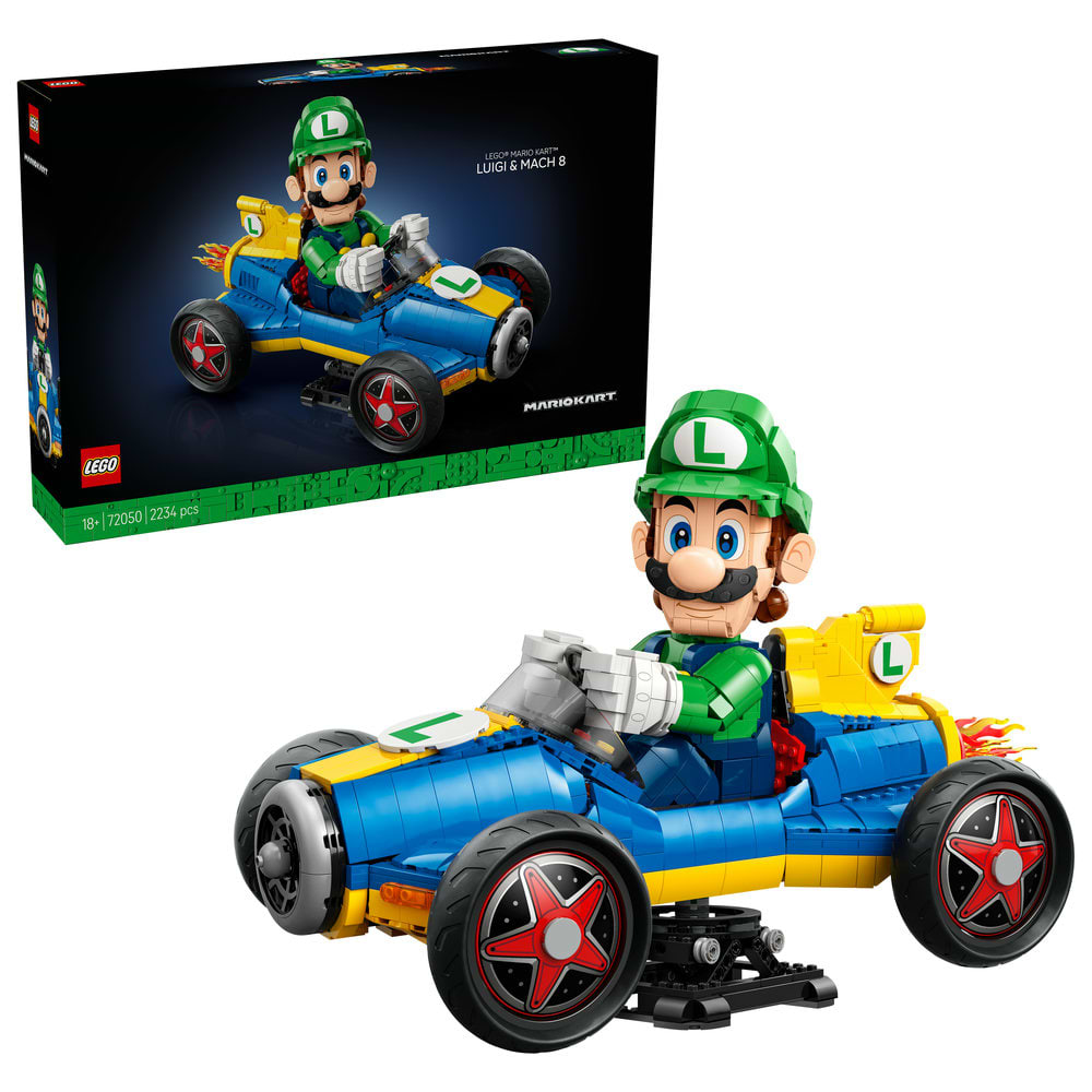 Конструктор LEGO  Super Mario Mario Kart™ — Luigi та Mach 8 (72050)