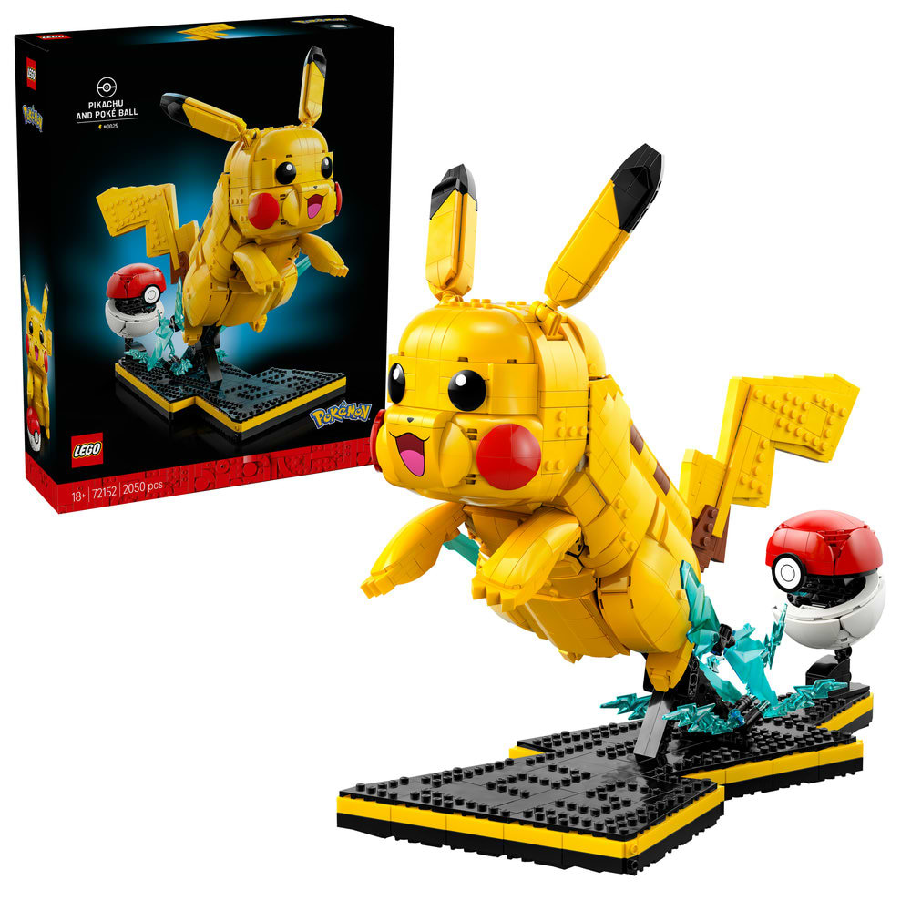 Конструктор LEGO Pokémon Пикачу и покебол (72152)