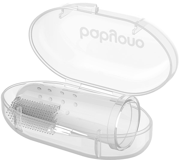 Фото - Зубная щетка мануальная детская BabyOno с массажем для десен Прозрачный (723/01)