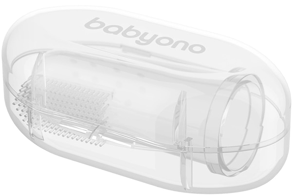 Фото - Зубная щетка мануальная детская BabyOno с массажем для десен Прозрачный (723/01)