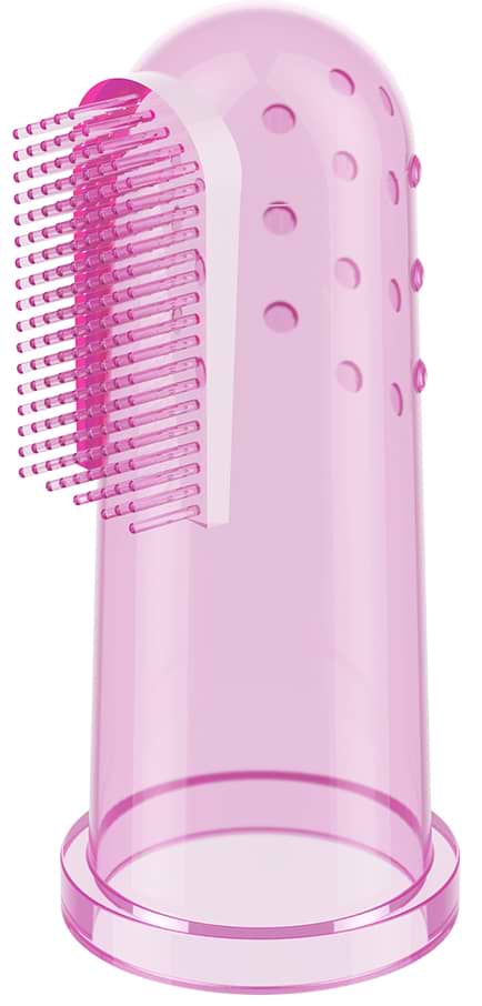 Фото - Зубная щетка мануальная детская BabyOno с массажем для десен Розовый (723/03)