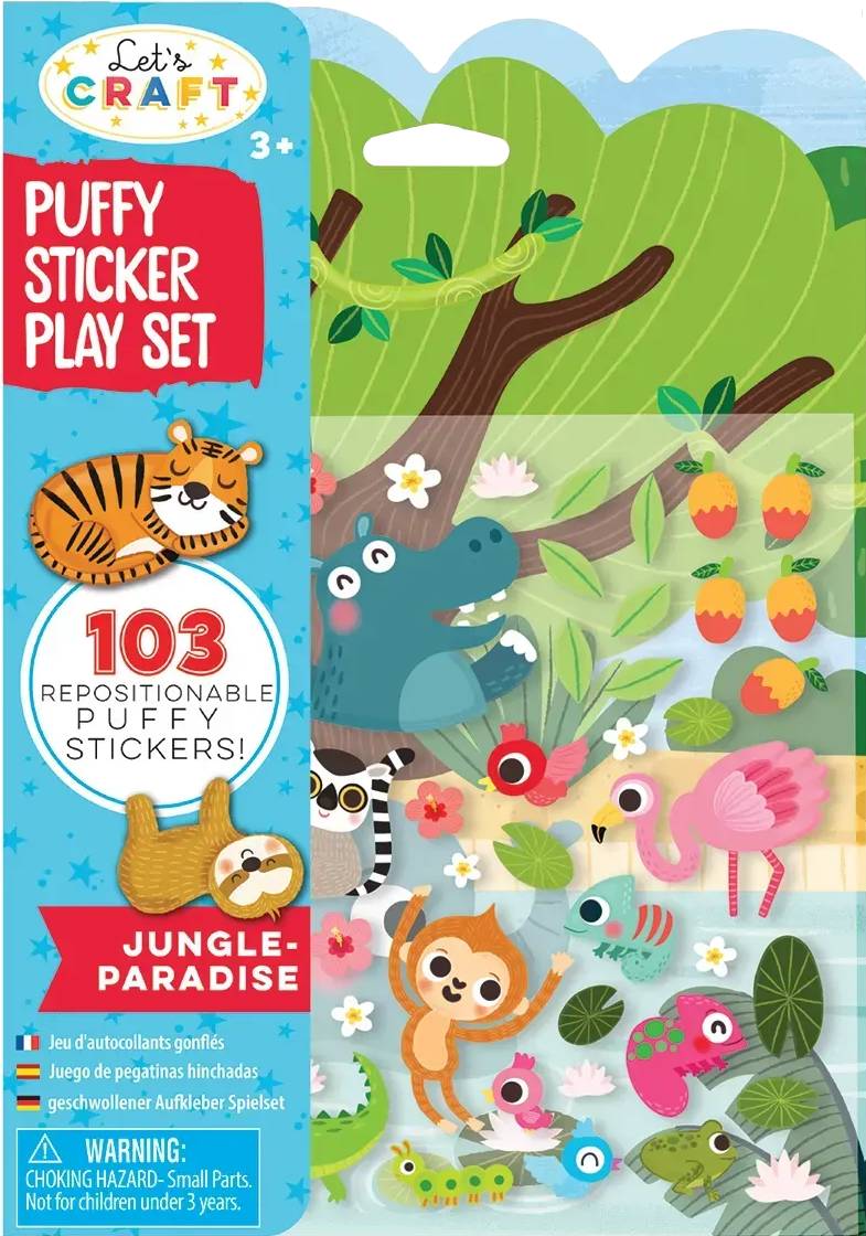 Набір з наліпками Let’s Craft Навколишнє середовище – джунглі (PSB004)