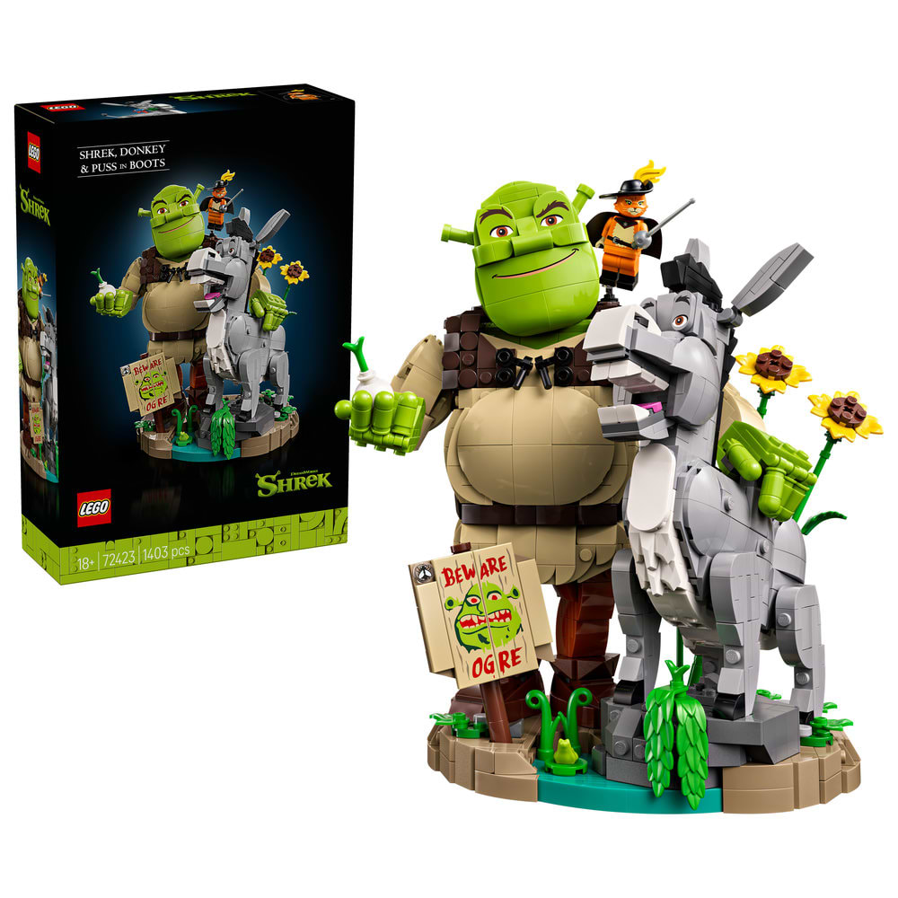 Конструктор LEGO Shrek Шрек, Осел и Кот в сапогах (72423)