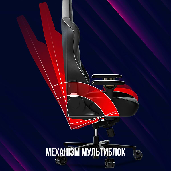 Фото - Кресло для геймеров Lorgar Base 311 Black Red (LRG-CHR311BR)