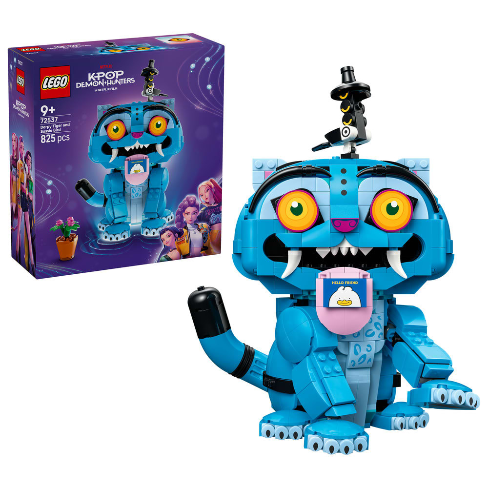 Конструктор LEGO KPop Demon Hunters Тигр Дерпи и птичка Сасси (72537)