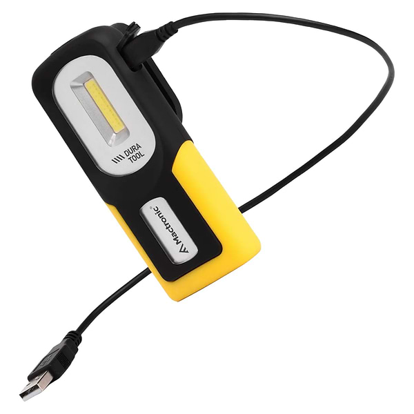 Фото - Фонарь аккумуляторный Mactronic Dura Tool 110 Lm Cool White/Red LED Magnetic Recharg Type-C (PWL0014)