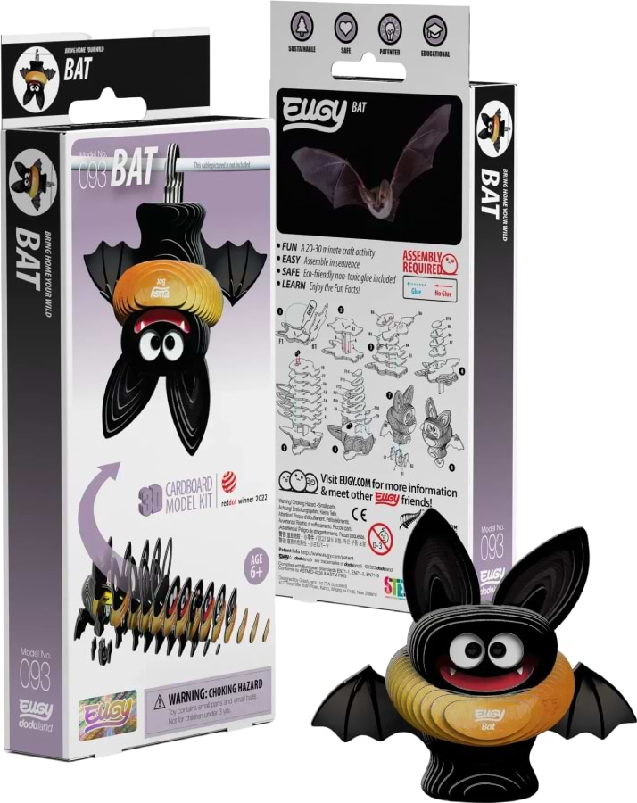 Купить 3D пазлы EUGY Зоопарк: Летучая мышь (XEG-093) - Фото 1 3D пазлы EUGY Зоопарк: Летучая мышь (XEG-093) - Фото 1