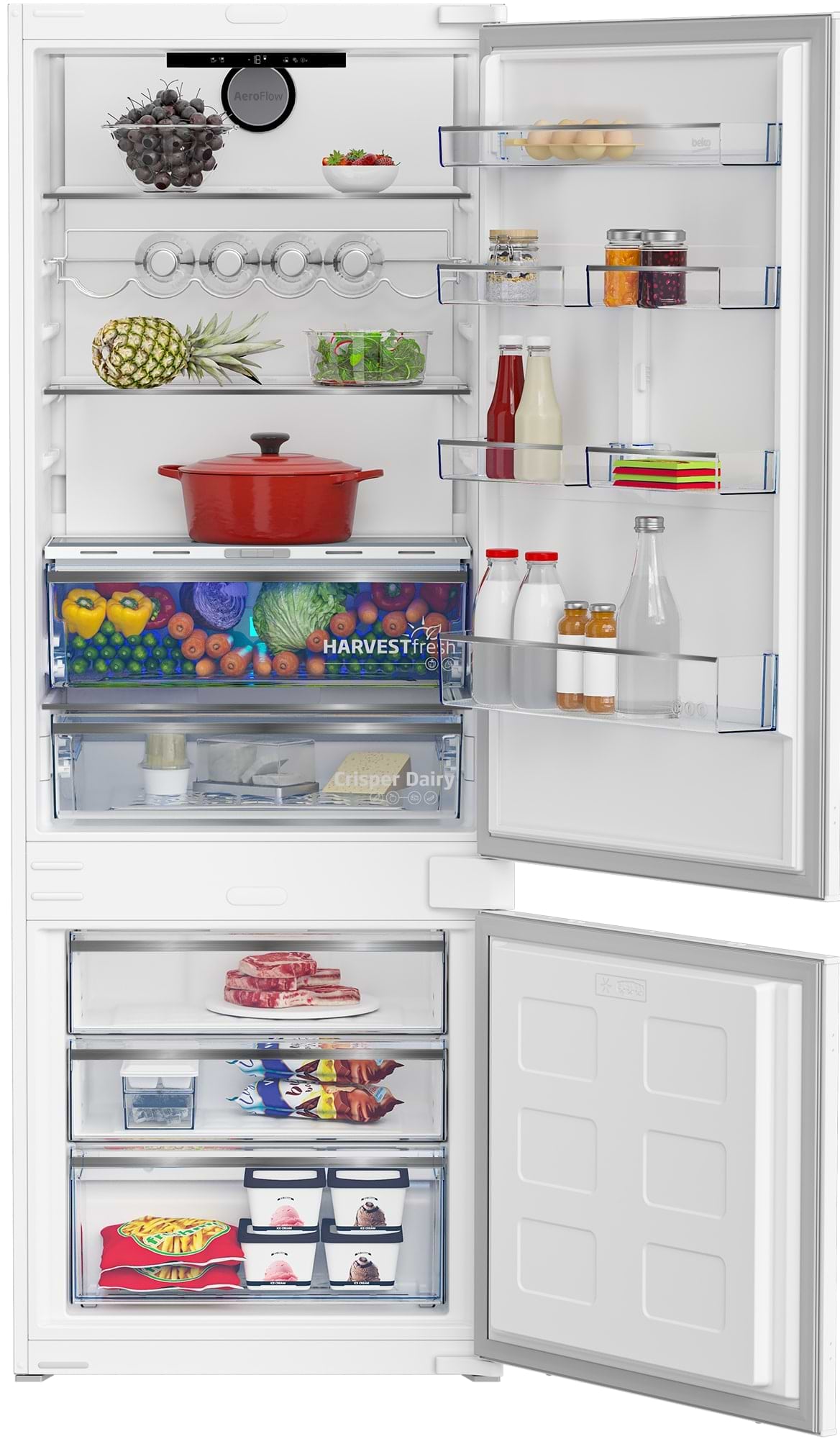 Холодильник встраиваемый Beko BCNE400I35ZS - Фото 1