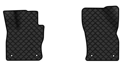 Коврики из экокожи в салон авто передние EVAtech ECO для Tiguan Allspace 7 seats Volkswagen 2016-2020 1 поколение SUV USA VW1727AN2AV4BBLB