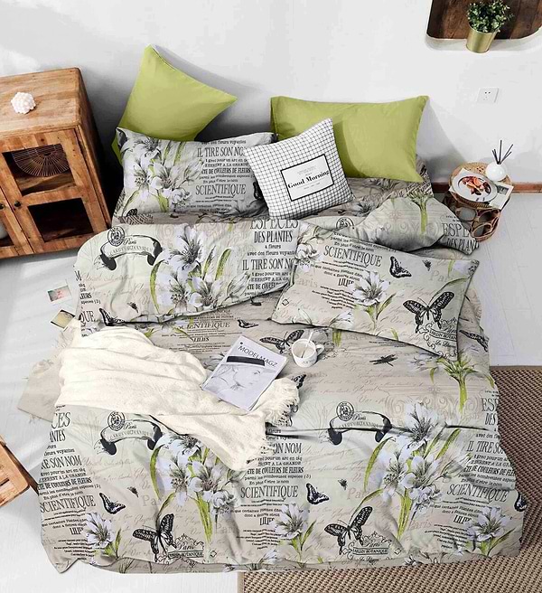 Фото - Комплект постельного белья Zastelli 107 GOLD UDA бязь 175х210 Кремовый (15028)