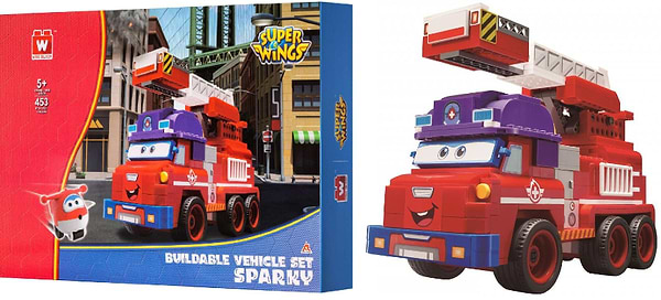 Фото - Пластиковый конструктор Super Wings Small Blocks Buildable Vehicle Set Sparky Спарки (EU385011)