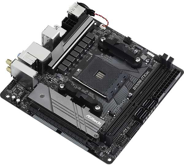 Фото - Материнська плата ASRock B550M-ITX/AC DDR4