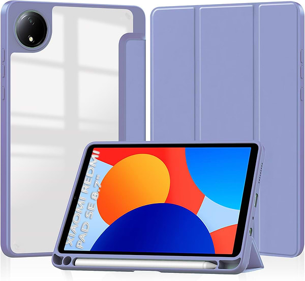 Фото - Чохол для планшета BeCover Soft Edge TPU з кріпленням для стілусу for Xiaomi Redmi Pad SE 8.7'' Purple (712571)