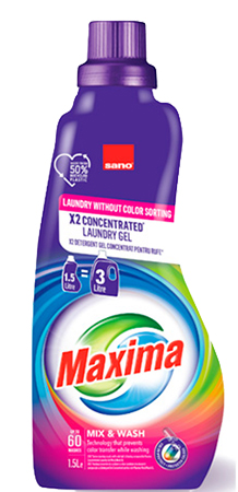 Фото - Гель для стирки Sano Maxima Mix&Wash 1.5 л (7290102992010)