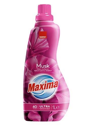 Купити Ополіскувач для білизни Sano Суперконцентрований пом'якшувач Maxima Musk 1 л (7290102992850) - Фото 1 Ополіскувач для білизни Sano Суперконцентрований пом'якшувач Maxima Musk 1 л (7290102992850) - Фото 1