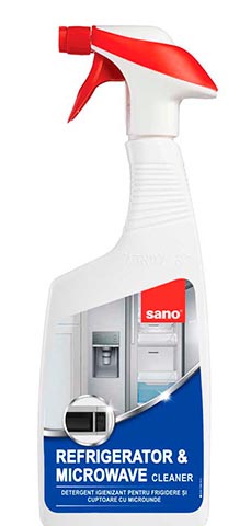 Засіб для чищення НВЧ Sano та для чищення холодильника 750 мл (7290102993178) - Фото 1