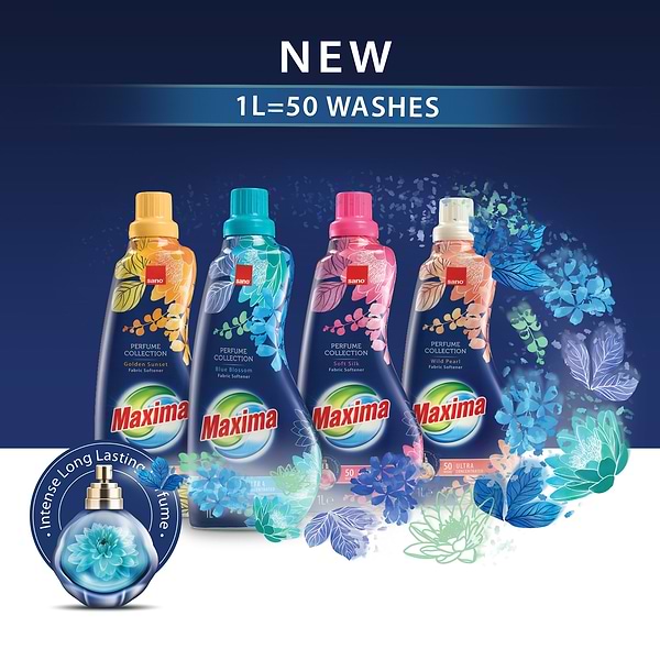 Фото - Ополаскиватель для белья Sano Суперконцентрированный смягчитель Maxima Soft Silk 1 л (7290102991433)