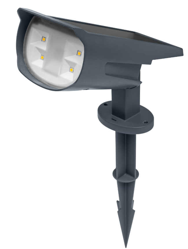 Светодиодный светильник Osram ENDURA GARDEN SOLAR SPOT RGBW 0.5Вт 3000К 55Лм IP44 Black (4099854455636)