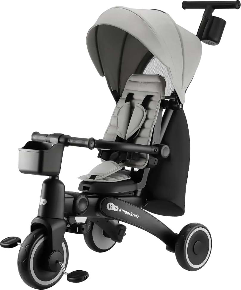 Трёхколёсный велосипед Kinderkraft Jazz 2 Grey (KRJAZZ02GRY0000)