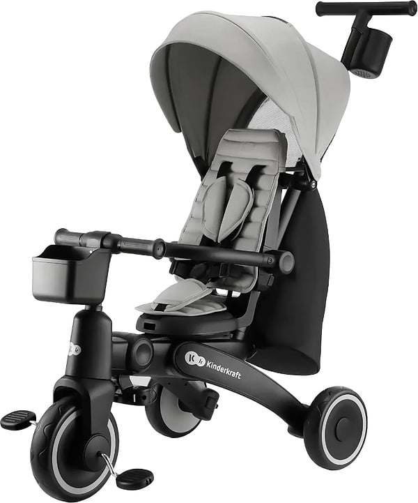 Фото - Триколісний велосипед Kinderkraft Jazz 2 Grey (KRJAZZ02GRY0000)