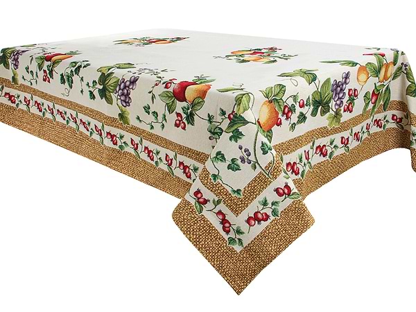 Фото - Скатерть квадратная Lefard Гранаты 100x100 см (732-128) Фото - Скатерть квадратная Lefard Гранаты 100x100 см (732-128)