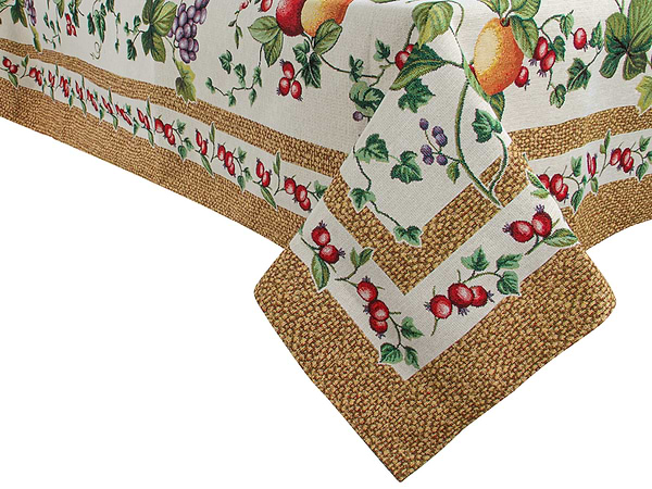 Фото - Скатерть квадратная Lefard Гранаты 100x100 см (732-128)