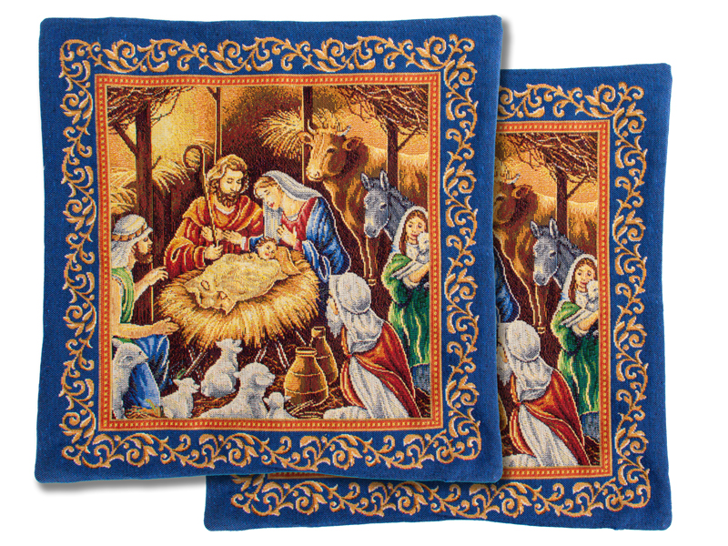 Наволочка Lefard гобелен sagrada familia lurex beige 45х45 см (732-334)