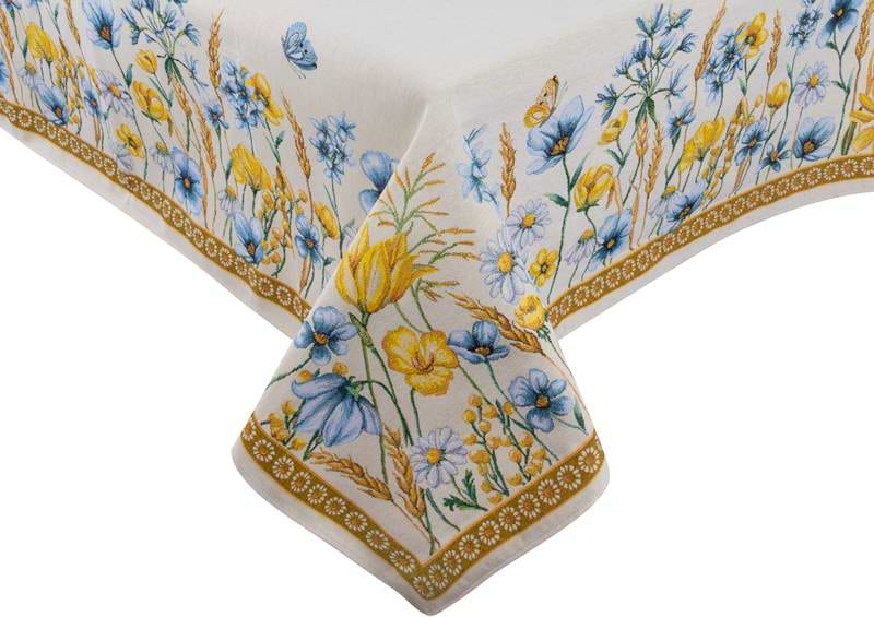 Скатертина прямокутна Lefard Колоски 140x220 см (732-344)