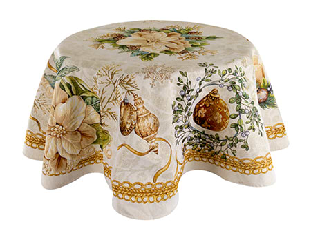 Скатертина кругла Lefard Candle 140 см (732-357)