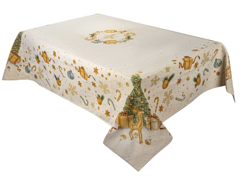 Скатерть прямоугольная Lefard Рождественская история/Baloo Lurex 140х180 см (732-378)