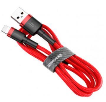 Фото - Кабель синхронизации данных Baseus Cafule USB-Lightning 2m Red (CALKLF-C09)
