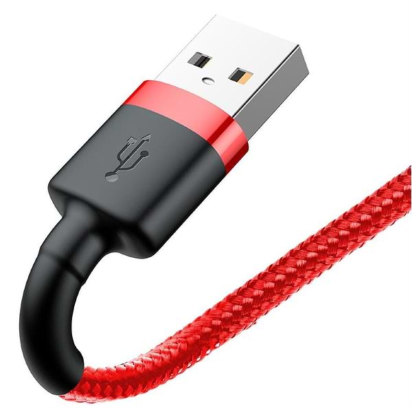 Фото - Кабель синхронизации данных Baseus Cafule USB-Lightning 2m Red (CALKLF-C09)