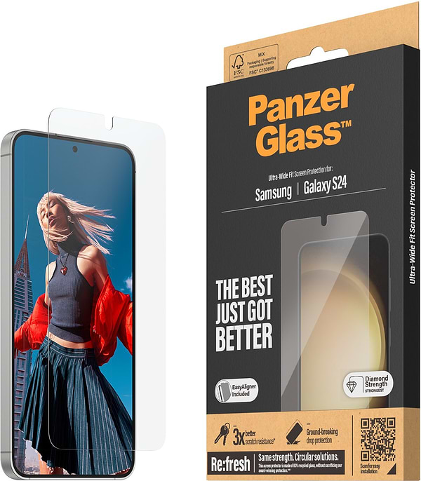 Фото - Защитное стекло для смартфона PanzerGlass Samsung Galaxy S24 UWF wA (PG_7350)