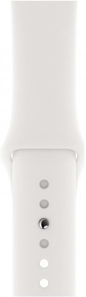 Фото - Смарт-годинник Apple Watch Series 4 GPS 44mm Silver Aluminium Case with White Sport Band (MU6A2UA/A)