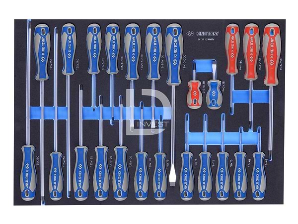 Фото - Набор отверток KING TONY 24 пр. (9-31124MRV)