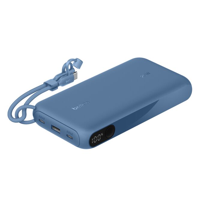 Фото - Батарея мобильная Belkin 20000мАh 20Вт with Display (BPB028HQBL) Blue
