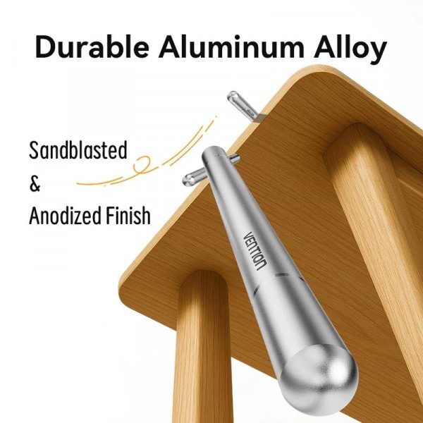 Фото - Стилус Vention 2-в-1 Stylus Pen Gray (KQMH0)