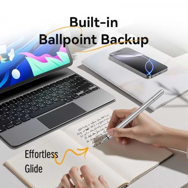 Фото - Стилус Vention 2-в-1 Stylus Pen Gray (KQMH0)