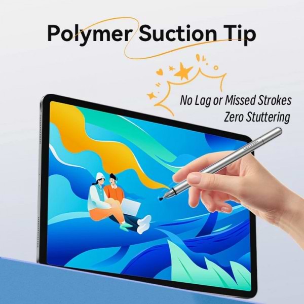 Фото - Стилус Vention 2-в-1 Stylus Pen Gray (KQMH0)