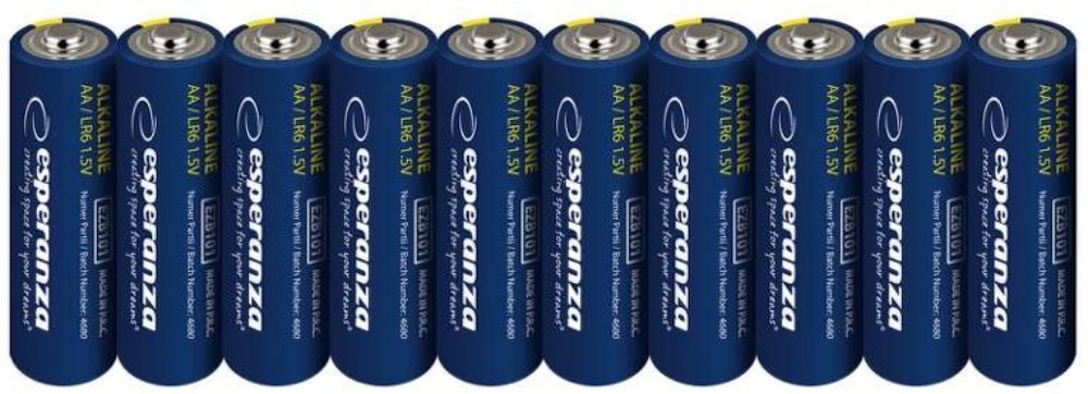 Батарейка тип AA Esperanza 10 шт. (EZB112) - Фото 1