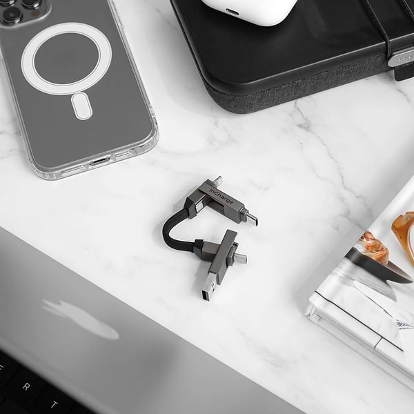 Фото - Кабель синхронізації даних Rolling Square 6in1 inCharge 6, білий (SIX02R)